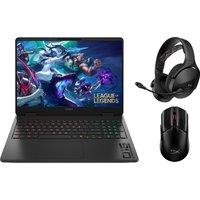 HP OMEN 16-ap0301na 16" Gaming Laptop - NVIDIA GeForce RTX 5070, AMD Ryzen 9, 1TB SSD - With HyperX Pulsefire Haste 2 Core - Gaming Mouse, HyperX Cloud Jet - Wireless Gaming Headset - Black - With Gaming Mouse + Gaming Headset, Black
