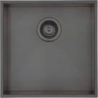 Harlyn Carbis Single bowl inset/undermount PVD Gunmetal, Gunmetal
