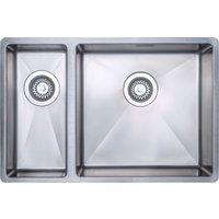 Harlyn Carbis 1 Bowl Inset Kitchen Sink - Stainless Steel, Stainless Steel