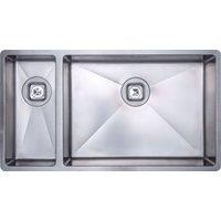 Harlyn Carbis 1.5 Large Inset/undermount Stainless Steel Left hand small bowl, Stainless Steel