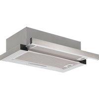 Candy CBT625/2X/1/UK 60cm Telescopic Cooker Hood for Ducted/Recirculating Ventilation - Stainless Steel, Stainless Steel