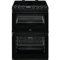AEG 6000 SteamBake CCB6741ACB 60cm Electric Cooker with Ceramic Hob - Black - A Rated, Black