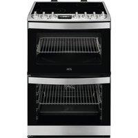 AEG 6000 SteamBake CCB6741ACM 60cm Electric Cooker with Ceramic Hob - Stainless Steel - A Rated, Stainless Steel