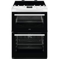 AEG 5000 SurroundCook CCX6540ACW 60cm Electric Cooker with Ceramic Hob - White - A Rated, White