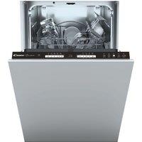 Candy Brava CDIH 2L952-80 Integrated Slimline Dishwasher - Black Control Panel with Fixed Door Fixing Kit - E Rated, Black