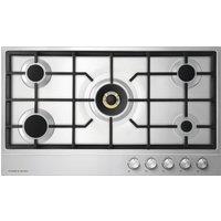 Fisher & Paykel CG905DLPX1 90cm LPG Hob - Stainless Steel, Stainless Steel