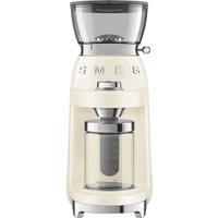 Smeg 50's Style CGF03CRUK Coffee Grinder - Cream, Cream