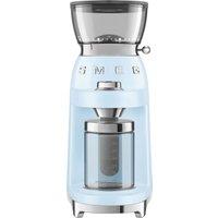 Smeg 50's Style CGF03PBUK Coffee Grinder - Pastel Blue, Blue