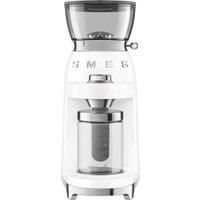 Smeg 50's Style CGF03WHUK Coffee Grinder - White, White
