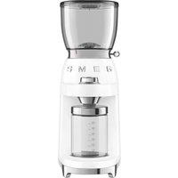 Smeg 50's Style CGF11WHUK Coffee Grinder - White, White