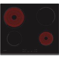 Candy Idea CH64CCB/4U2 59cm Ceramic Hob - Black Glass, Black
