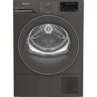 Hotpoint FabicCare C HD 93M GG UK 9Kg Heat Pump Tumble Dryer - Graphite - A++ Rated, Silver