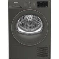 Hotpoint FabricCare C HSD 82M GG UK 8Kg Heat Pump Tumble Dryer - Graphite - A+ Rated, Silver