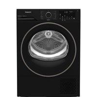Hotpoint ColdGuard C HSD 84M BB UK 8Kg Heat Pump Tumble Dryer - Black - A++ Rated, Black