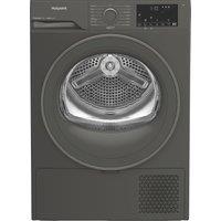 Hotpoint ColdGuard C HSD 84M GG UK 8Kg Heat Pump Tumble Dryer - Dark Grey - A++ Rated, Grey