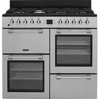 Leisure Cookmaster 100 CK100F232S 100cm Dual Fuel Range Cooker - Silver - A/A Rated, Silver