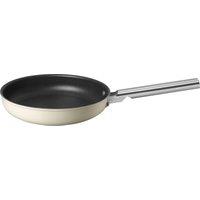 Smeg 50's Style 26 cm Non-stick Frying Pan - Cream, Cream