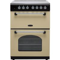 Rangemaster Classic 60 CLA60ECCR/C 60cm Electric Cooker with Ceramic Hob - Cream / Chrome - A/A Rated, Cream