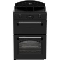 Leisure CLB60ICK 60cm Wide Double Oven Electric Cooker with Induction Hob - Black - A Rated, Black