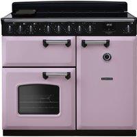 Rangemaster Classic Deluxe CLDL100EIPHTH/CM1 100cm Electric Range Cooker with Induction Hob - Heather / Chrome - A/A Rated, Purple