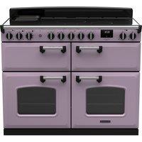 Rangemaster Classic Deluxe BC CLDLB110EIPHTH/CM1 110cm Electric Range Cooker with Induction Hob - Heather / Chrome - A/A Rated, Purple