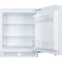Candy CMLS68EWK Integrated Under Counter 83cm High Fridge - Fixed Door Fixing Kit - White - E Rated, White