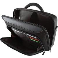 Targus Classic+ Clamshell Bag for 18" Laptop - Black / Red, Black