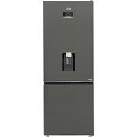 Beko AeroFlow HarvestFresh CNG4793DVG 192cm 70/30 Frost Free Fridge Freezer - Graphite - E Rated, Silver