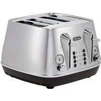 De'Longhi Distinta X CTI4003.M 4 Slice Toaster - Silver, Silver