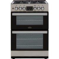 Belling Cookcentre 60DF 60cm Freestanding Dual Fuel Mini Range Cooker - Black - A/A Rated, Black