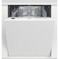 Indesit D2IHD526UK Fully Integrated Full Size Dishwasher - White Control Panel with Fixed Door Fixing Kit - E Rated, White