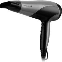 Remington Hair Dryer With 2 Accessories - Black / Silver, Black