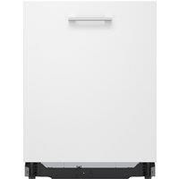 LG QuadWash DB273TX Fully Integrated Full Size Dishwasher - Stainless Steel Control Panel with Fixed Door Fixing Kit - A Rated, Stainless Steel