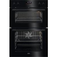 AEG DCE531160B Built In Electric Double Oven - Black - A/A Rated, Black