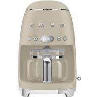 Smeg 50's Style Drip DCF02MLMUK Filter Coffee Machine - Moonlight, Silver