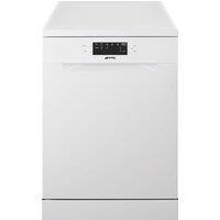 Smeg DF362DQB Standard Dishwasher - White - D Rated, White