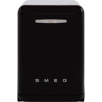 Smeg DFFABBL Standard Dishwasher - Black - B Rated, Black