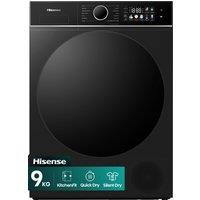 Hisense 3i KitchenFit Series DH3I904UBDC Wifi Connected 9Kg Heat Pump Tumble Dryer - Black - A++ Rated, Black