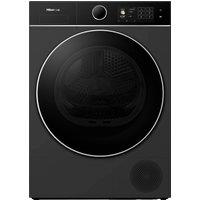 Hisense 5i Series DH5I104BBAB Wifi Connected 10Kg Heat Pump Tumble Dryer - Black - A+++ Rated, Black