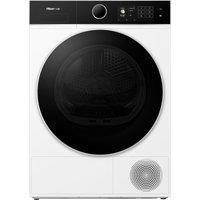 Hisense 5i Series DH5I104BWAB Wifi Connected 10Kg Heat Pump Tumble Dryer - White - A+++ Rated, White