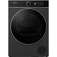 Hisense 5i KitcheFit Series DH5I904BBBC Wifi Connected 9Kg Heat Pump Tumble Dryer - Black - A+++ Rated, Black