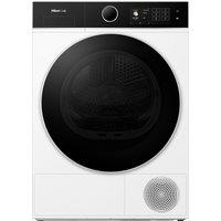 Hisense 5i KitchenFit Series DH5I904BWBC Wifi Connected 9Kg Heat Pump Tumble Dryer - White - A+++ Rated, White