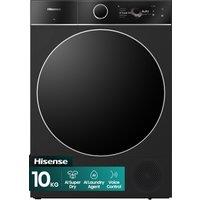 Hisense 3D Drying 7i Series DH7I108BBAB1 Wifi Connected Heat Pump Tumble Dryer - Black - A Rated, Black