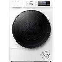 Hisense 3 Series DHQA902U 9Kg Heat Pump Tumble Dryer - White - A++ Rated, White