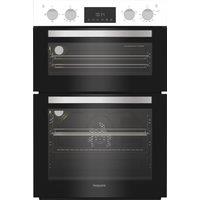 Hotpoint DIH 10D W Built In Electric Double Oven - White - A/A Rated, White