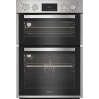 Hotpoint DIH 82D IX Built In Electric Double Oven - Stainless Steel - A/A Rated, Stainless Steel