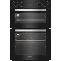 Hotpoint DIH 82G B Built In Electric Double Oven - Black - A/A Rated, Black