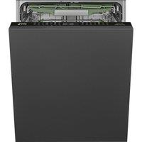 Smeg Universal DIL324AQL Fully Integrated Full Size Dishwasher - Black Control Panel - A Rated, Black