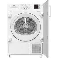 Beko DTIKP81131W Integrated 8Kg Heat Pump Tumble Dryer - White - A++ Rated, White