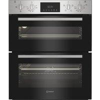 Indesit DUI 12D IX Built Under Electric Double Oven - Stainless Steel - A/A Rated, Stainless Steel